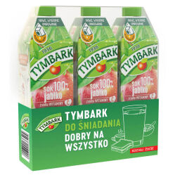 Tymbark 3 X Sok 100% Jabłko 1 L
