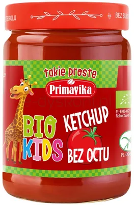 Primavika Ketchup Dla Dzieci B/C Bio 315 G