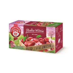 Teekanne World Of Fruits Sweet Cherry Aromatyzowana Mieszanka Herbatek Owocowych 50 G (20 X 2,5 G)(p)