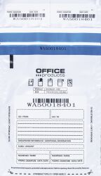 Office Products Koperta Bezpieczna M5, 150X220Mm, 50Szt., Biała 