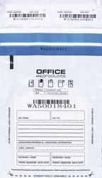 Office Products Koperta Bezpieczna M5, 150X220Mm, 50Szt., Biała 
