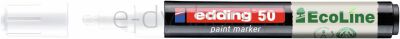 Edding Marker Olejowy Na Bazie Wody E-50 Ecoline, 2-3Mm, Biały