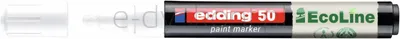 Edding Marker Olejowy Na Bazie Wody E-50 Ecoline, 2-3Mm, Biały
