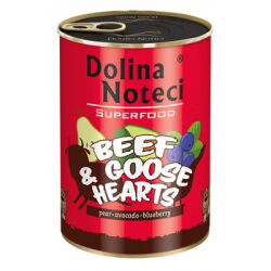 Dolina Noteci Superfood Wołowina i Serca Gęsi 400g
