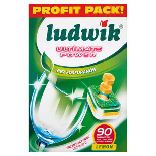 Ludwik Tabletki Do Zmywarek All In One Ultimate Power 90 Szt.