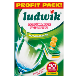 Ludwik Tabletki Do Zmywarek All In One Ultimate Power 90 Szt.