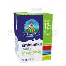 Łowicz Śmietanka UHT12% 500 Ml 