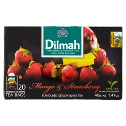 Dilmah Herbata Mango & Strawberry Flavoured Black 20X2 G