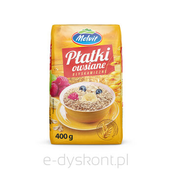 Melvit Płatki Owsiane Błyskawiczne 400G