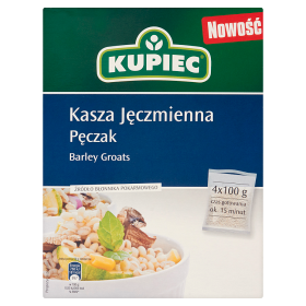 Kupiec Kasza Jęczmienna Pęczak 4X100 G