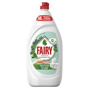 Fairy Płyn Do Mycia Naczyń Sensitive Teatree  Mint 1350 Ml