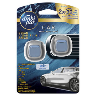 Ambi Pur Car Ocean Samochodowy Odświeżacz Powietrza 2X2 Ml