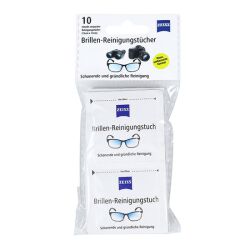 Zeiss Chusteczki Do Czyszczenia Okularów I Wyświetlaczy 10 Szt., Białe