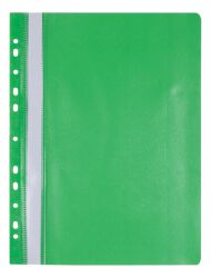 Office Products Skoroszyt, Pp, A4, Miękki, 100/170Mikr., Wpinany, Zielony 