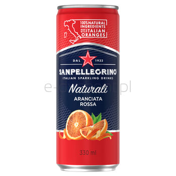 Sanpellegrino Naturali Aranciata rossa 330 ml