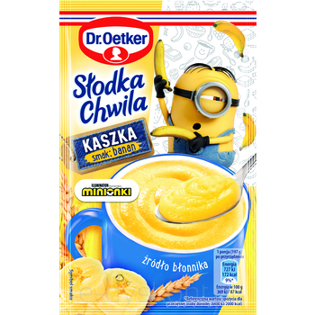 Dr.Oetker Słodka Chwila Minionki Kaszka Smak Banan 47G