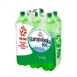 Woda Staropolanka 800 Gazowana 1,5 litra