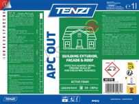 Tenzi Koncentrat do mycia fasad, elewacji, tarasów Apc Out, anglojęzyczna etykieta, 1l - 2