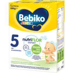 Bebiko Junior 5 Odżywcza formuła na bazie mleka dla przedszkolaka 550 g