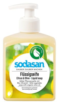 Sodasan Mydło W Płynie cytrusowo - oliwkowe (dozownik) BIO 300 ml
