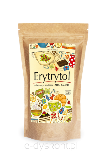 Erytrytol 500 G (Torebka Papierowa) - Pięć Przemian [BIO]