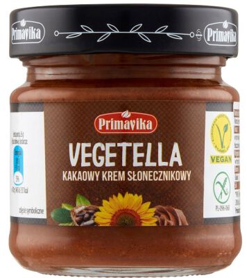 Primavika Vegetella - Kakaowy Krem Słonecznikowy 160G