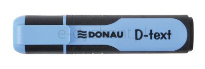 Donau Zakreślacz D-Text, 1-5mm (linia), eurozawieszka, niebieski [BIURO]