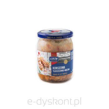 Łuków Konserwa Tłuszczowo-Mięsna 465G 