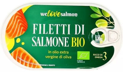 We Love Salmon Filet Z Łososia W Oliwie Extra Virgine Bio 170G/100G