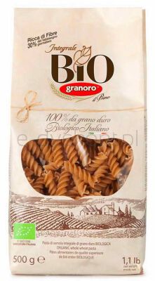 Granoro Makaron Fusilli Pełnoziarnisty Bio 500 G