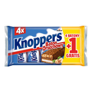 Knoppers Baton Orzechowy 4+1 gratis (200g)