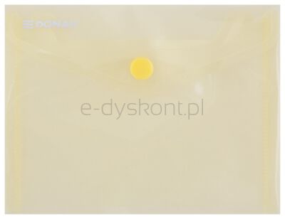 Donau Teczka Kopertowa Zatrzask, Pp, A6, 180Mikr., Żółta 