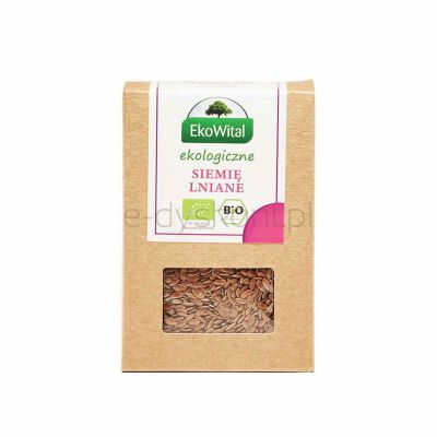 Ekowital Len Brązowy (Siemię Lniane) Bio 200 G