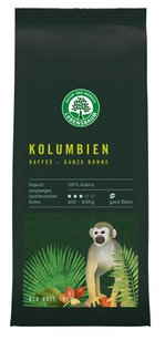 Kawa Ziarnista Arabica 100 % Kolumbia Bio 250 G - Lebensbaum [BIO]