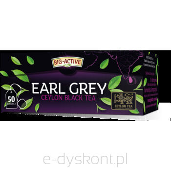 Big-Active Herbata Czarna Earl Grey (50 torebek x 1,5g) 75g