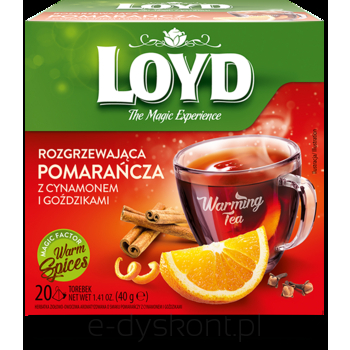 Loyd Herbatka Rozgrzewająca Pomarańcza  Cynamon (20X2G)