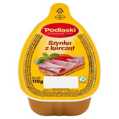 Drosed Konserwa Podlaski Szynka Z Kurcząt Mielona 110 G 