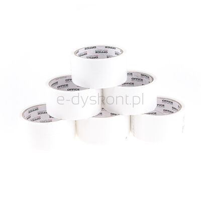 Office Products Taśma Pakowa 48Mm X 50Y, 36Mic, Ean Na 1Szt., Biała