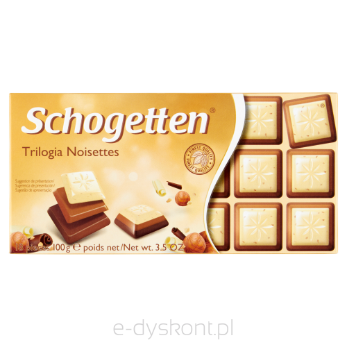 Schogetten Czekolada Trilogia Noisettes 100G