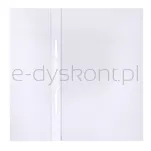 Skoroszyt Zawieszkowy Office Products Budget, Karton, Nadruk, 1/2, A4, 250Gsm, Biały - 2
