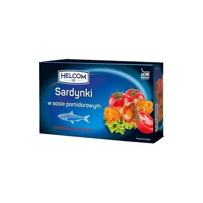 Sardynki w sosie pomidorowym 125g HELCOM