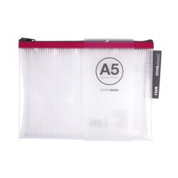 Apli Torebka Zipper Bag, A5, 235x175 mm, mix kolorów