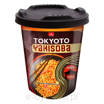 VIFON-TOKYOTO- DANIE YAKISOBA z nudlami o smaku sosu sojowego z chili (lekko pikantna) 85 g