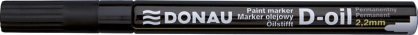 Marker olejowy DONAU, 2,2mm, zawieszka, czarny
