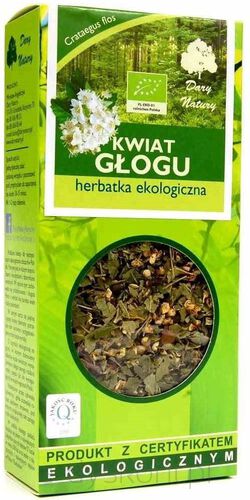 Herbatka Kwiat Głogu Bio 50 G - Dary Natury [BIO]