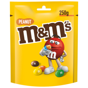 M&Amp;M'S Peanut Orzeszki Ziemne Oblane Czekoladą W Kolorowych Skorupkach 250 G