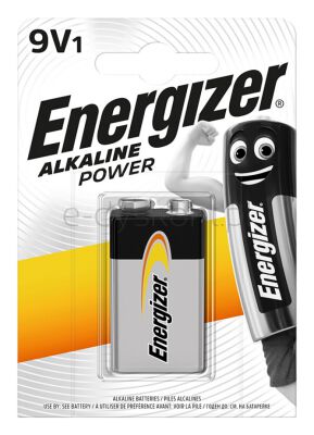 Energizer Bateria Alkaline Power, E, 6LR61,9V