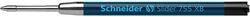 Schneider Wkład Slider 755 do długopisu XB, format G2, czarny [BIURO]