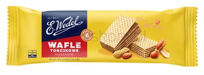 Wedel Wafle Torcikowe Orzechowe 160G