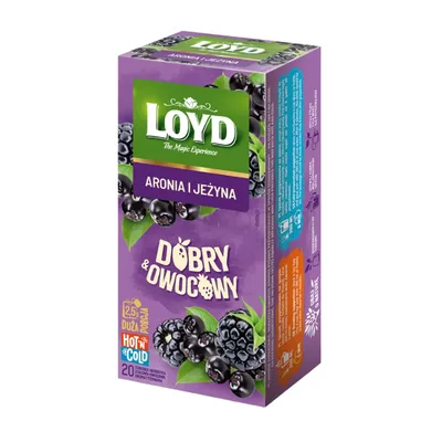 Loyd Herbata o smaku aronia i jeżyna 20x2,5g